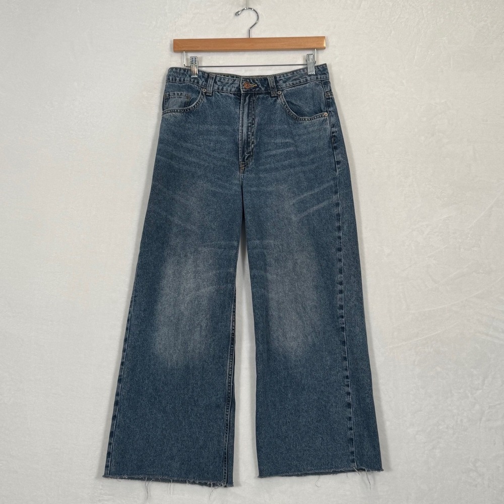 H&M Blue Wide Leg Jeans 30x27